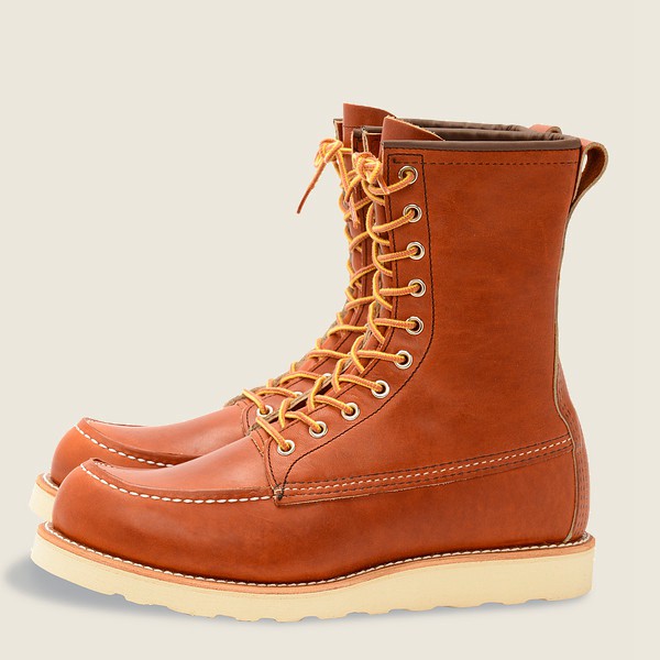 Red Wing Heritage Boots Classic Moc – 8-Inch Legacy Læder - Brune - Herre 8593-KWBGM